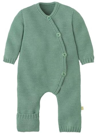 Disana STRICK-OVERALL Baby & Kleinkind - 100% Bio-Merino – atmungsaktiv & bequem - unisex Gr. 50 – 80 - nachhaltig & fair - dehnbar, mit Umklappbündchen - made in Germany