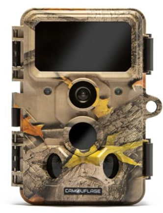 Camouflage - Caméra Nature WiFi 4K Camouflage EZ60 – Piège Photo 46 MP avec vidéo 4K, Vision Nocturne, déclenchement 0,2s, appli Mobile – Surveillance extérieure
