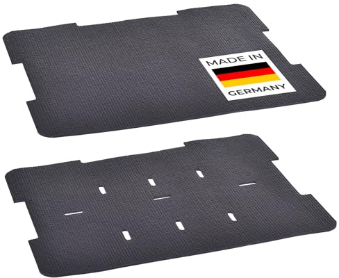 WFix Antirutschmatte 2er Set für L-BOXX Contractor | Passgenau für Midsize Tool Box und Tool Box, schwarz, leicht, stoßdämpfend, gummierter Schaumstoff