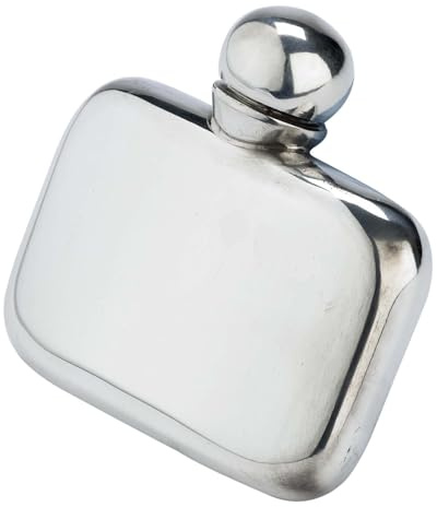 Pinder Bros Ltd Waistcoat Pewter Hip Flask 1.5oz