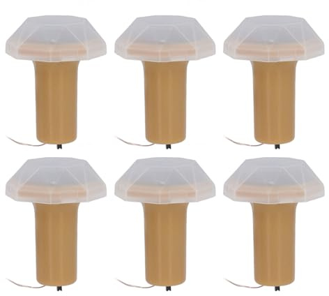 SIXRUN Tira de Luces Solares para Botella de Vino, 6 uds., 2,49 Pies, con Luces LED de Corcho para Fiesta de Boda en Casa, Botellas Decorativas Recicladas
