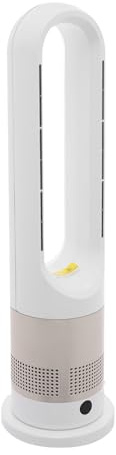 SICHENSH Blattloser Ventilator, Turmventilator, Oszillierender Säulenventilator mit Kühl- und Heizmodi, 8-Stufiger Lüfter Bodenventilator, Tower Fan für Küchen, Schlafzimmer, Wohnzimmer und Büros