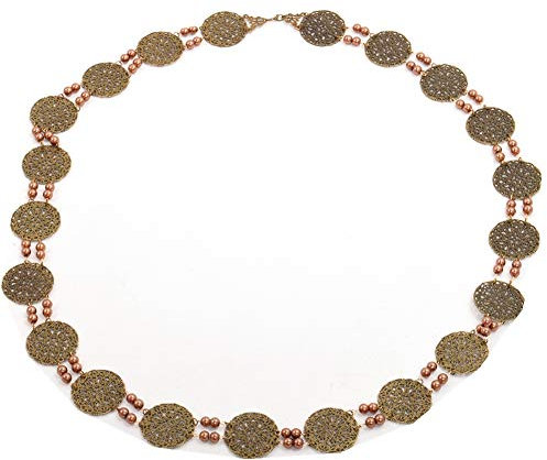 GRACEART Tudors Dynastie Halskette Bürokette Livery Halsband für mittelalterliche Kleidung, Einheitsgröße, Metall
