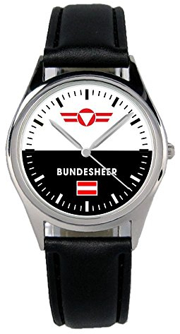KIESENBERG Soldat Geschenk Artikel Österreichisches Bundesheer Uhr B-1050