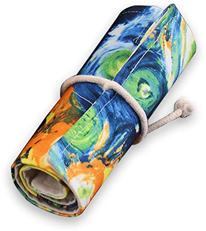 ToiM - Astuccio portapenne in tela, con 36 fori (V G)