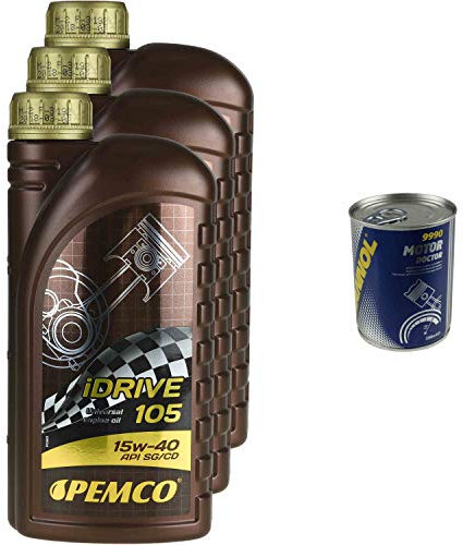 3L PEMCO iDRIVE 105 15W40 Motoröl API SG/CD Motorenöl 1xMANNOL Motor Doctor
