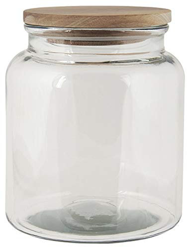 IB Laursen Glaskrukke m/trælåg 2350 ml