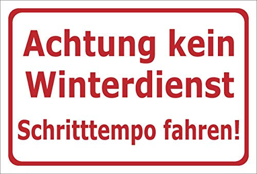 Melis-Folienwerkstatt Schild Schritt-Tempo Fahren - 15x10cm - 3mm Hartschaum – 20 VAR S00018-153-E