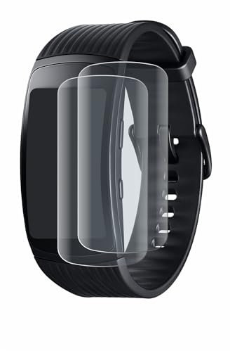 brotect Pellicola Copertura Completa Opaca per Samsung Gear Fit 2 Pro (2 Pezzi) Full-Cover 3D Curvo