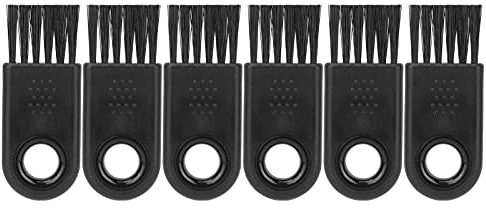 6 Stück Elektrorasierer Reinigungsbürste, Multifunktionale Trimmer Reinigungsbürste Rasierer Reinigungsbürste, Nylonborsten, PP Griff