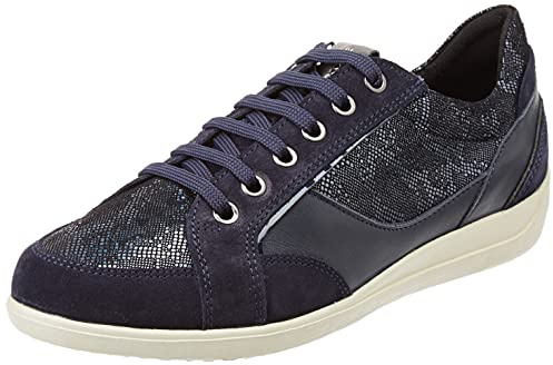 Geox Damen D Myria B Sneakers, Navy Blue, 41 EU
