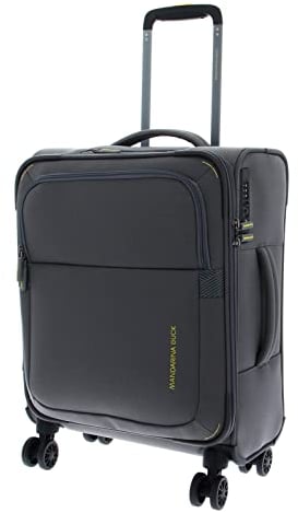 Mandarina Duck SMILE & GO - Trolley CABIN SOFT Steel (Grau) 40 x 55 x 20 (BxHxB)