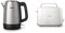 Philips Daily HD9350/90 Hervidor de Agua, 2200 W, 1.7 Litros, Inox + Daily HD2581/00 -Tostador 830 W, Doble Ranura, Color Blanco