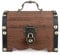 SEWACC Small Wooden Treasure Chest Box, Retro Treasure Chest Storage Box with Lock& Keys Bank Box Wooden Chest Money Box