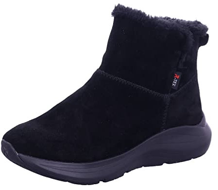 Rieker 42170-00 schwarz Nero Samira Rabbit Komfort Stiefeletten für Damen