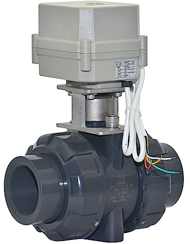 kezhai Dream 2 12VDC motorisierter Kugelhahn, PVC DN50 elektrischer Kugelhahn,CR501