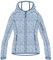CMP Damen Giacca In Knit-tech Da Donna Con Cappuccio Fisso Jacke, Sky-weiß, D34 EU