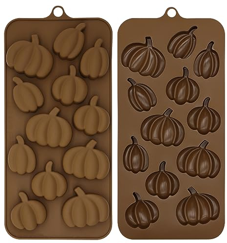 ALLY-MAGIC Halloween Silicone Mould Pumpkin Ice Cube Mould Candy Molds Baking Moulds Fondant Moulds Y6-WSTPMJ (Pumpkin)