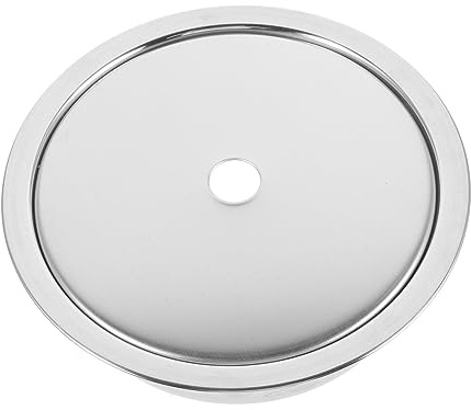 DOITOOL Induktionskochfeldabdeckung Aus Edelstahl Mit Topfring Und Deckel Passend Für Induktionskochfelder Und Herde Zur Reparatur Von Löchern Einfach Zu Montieren Demontieren