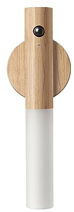 Wandleuchten Nordic Intelligent Wood Led Wandleuchte USB-Ladung Menschlicher Körper Induktion Wandleuchte Bewegungsmelder Schlafzimmer Nachttischlampe for Treppe Flur Kleiderschrank Schrank Küche ( Co