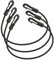 DIKACA 3stücke Teiliges Heavy Duty Yachtseil Mit Haken Für Boots Kajakbedarf Elastisches Festmacherseil Für Outdoor-wasserfahrzeuge Und Anlegemanagement