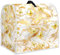 TOADDMOS Gold Butterfly Marble Print Stand Mixer Cover Dust Cover Kitchen Aid Mixer Cover Compatible with 6-8 Quarts
