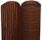 Vigevee Canisse en PVC, 160 x 1000 cm, Brise Vue en PVC Renforcement en 3 Poids, Clôture Jardin, Résistant aux intempéries, Intimité pour jardin, balcon, piscine, terrasse, Marron