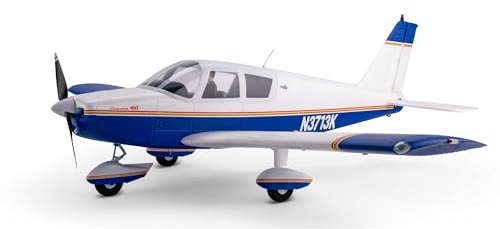 E-flite RC Airplane Cherokee 1.3M Blue BNF Basic AS3X and Safe Select EFL05450