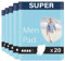 100 x Incontinence Pads Men with Adhesive Strip | Provides Extra Protection and Maximum Dryness | Mens Incontinence Pads | Anatomical Shaped | Pads for Men | Bladder Weakness Pads Men