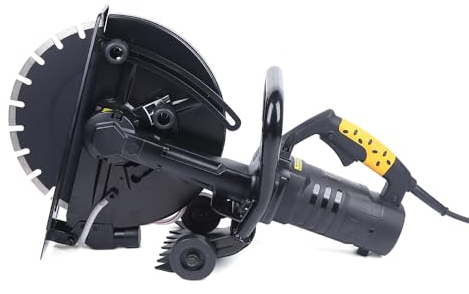 LANNADD Trennschneider, 350mm Betonschneider Trennschleifer Fugenschneider, Bodenhäcksler Fugenschneidemaschine Schneidemaschine 90° Bodenschleifmaschine Geeignet Zum Schneiden Von Böden Stahl Holz