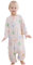 HAHASHOW Bebe gigoteuse avec jambes, Unisexe Manche Longue L'été Coton gigoteuse a pied, Bebe Pyjama Garcon Vetement Enfant Naissance Cadeau 4-6 Ans