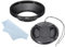 PATIKIL 43mm Paraluce, Ampia Superficie Opaca Antiriflesso Interno con 67mm Tappo Obiettivo e Panno Pulizia per Obiettivo Fotocamera, Nero