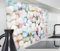timalo Spritzschutz Wand für Herd, Küche Küchenrückwand Glasoptik | Acryl Glas 2mm | Glasrückwand Acrylglas Wandpaneele Rückwandschutz Platte | 140x50cm Marshmallows pastell