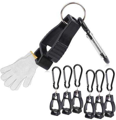 Lot de 6 porte-gants de pompiers multifonction portable pour casques, gants, sacs à outils et serviettes