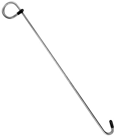 Pool Skimmer Korb Griff | verlängerter Griff Pool Skimmer | Pool Skimmer Hakengriff | Pools Skimmer Korbverlängerung Schwimmbäder Reinigungszubehör Pools Skimmer mit langem Haken