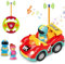 Pup Go Kleinkind RC Cartoon Rennwagen mit Musik und Lichtern, 2 austauschbare Puppen, das Erste Ferngesteuerte Auto für Jungen und Mädchen, 18 Monate+, Perfektes Geburtstags