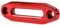 Guide-Câble de Treuil de Style Hawse, Accessoires de Guide-Câble de Treuil 124 Mm Remplacez Le Guide-Câble en Métal Facile à Installer Robuste Universel pour Câble de Treuil Synthétique, Rouge