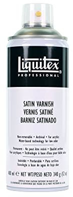 Liquitex Professional - Barniz en spray transparente Satinado, 400ml