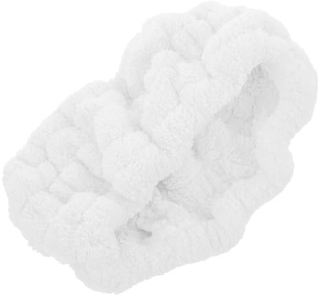 Flauschiges Stirnband für Damen, Hautpflege Stirnband aus Korallenfleece