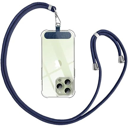 Anfire Handykette Universal für alle Smartphones,handyband zum umhängen mit Pad,Handyband Kordel Kette für Outdoor, Reise, Unterweg Handy-Halterung,Einstellbar und Abnehmbar.