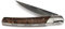 Goyon-Chazeau Le Thiers Taschenmesser - 12 cm Modell Le Pirou - Griffschalen Nussbaum Maserholz - Klinge 12C27 Sandvik Stahl - Messer Frankreich
