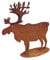 terracotta-toepfe-de Elch Rentier ca. 30 cm aus Metall Edelrost Rost Weihnachten Deko Weihnachtsbaum Tannenbaum REH Hirsch Advent