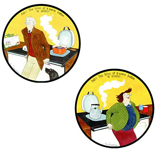 Oven, Aga Hob Covers, Range Pads - Amusing, Funny, Comical, Perfect Gift. Tottering Range.