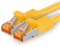 Cat7 Cable de Red Ethernet LAN - 3m - Amarillo - 1 Pieza Cat 7 Sftp Pimf Lszh - 10 GB s RJ45 Connectores Cat6a compatible con Cat5 Cat6 Cat.7 Cat8