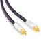 Eagle Cable by INAKUSTIK – 10070107 – High End Deluxe Audiokabel | 0,75m | Made in Germany | OFC-Kupferleiter | gelackte 0,10 mm Kupferlitzen | Luftgeschäumte PE Isolation | 24k vergoldete Stecker