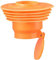 Uonlytech Siphon Anti-refoulement en Silicone pour Machine à Laver et Salle de Bain (Orange)