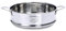 BESTonZON Dampfer Einsatz Pfannen Edelstahl Stapelbar Lebensmittel Dampfer Einsatz Topf In Topf f¨¹r Kn?del Fisch Gem¨¹se Huhn K¨¹Che 22Cm