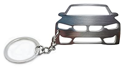 Porte-clés CarShape en métal – Compatible avec BMW BMW M3 M4 F80 F81 F82 F83 Accessoire de tuning