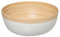 Paris Prix Five Simply Smart - Saladier Rond Bambou Modern 30cm Blanc