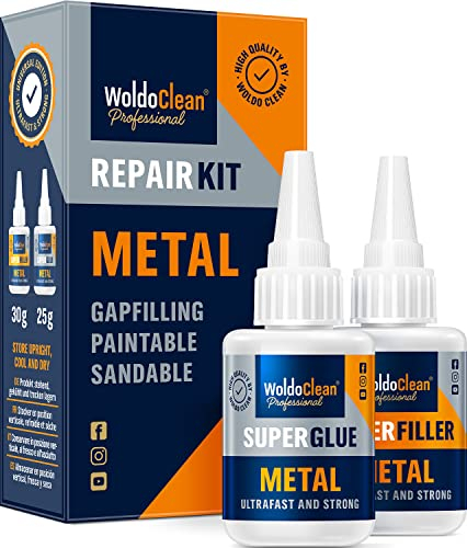 Super Glue 25g extra forte et granulés 30g - pour métal, séchage immédiat